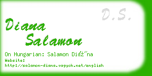 diana salamon business card